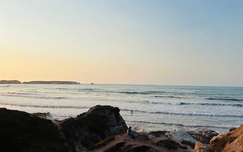 Lagide reef break in front of the Baleal car park